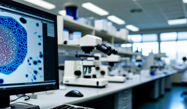 AI computer vision reading pathology tissue slides